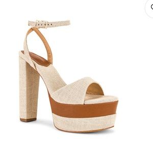 Schutz Kailah Heel in Oyster & Deep Nude